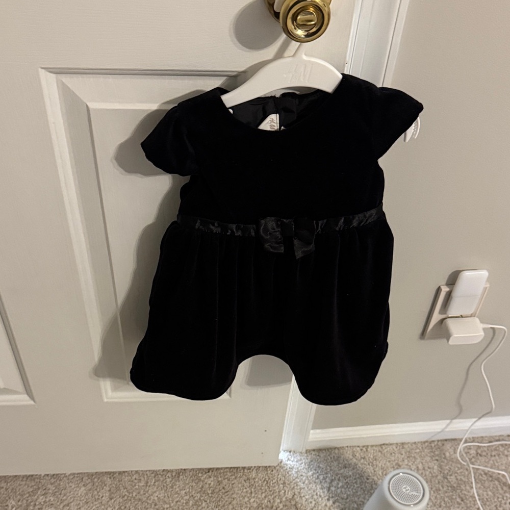 H&M Elegant Black Baby Dress